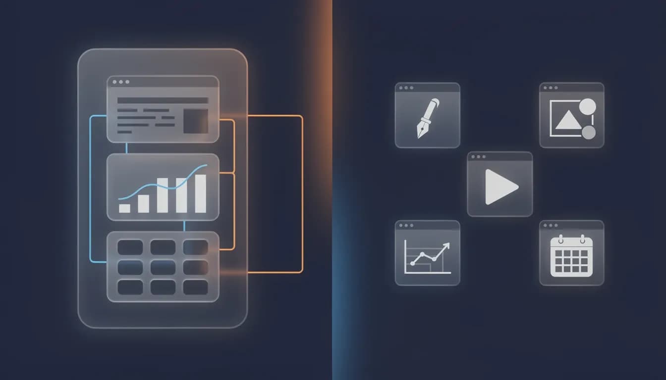 AI powered content creation tools 2026-ban: platformok, pontmegoldások és a mindent egyben architektúra